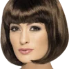 Smiffys Long Bob Wig (Brunette)