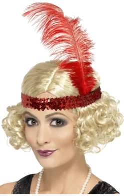 Smiffys Adults Blonde Flapper Wig With Headband