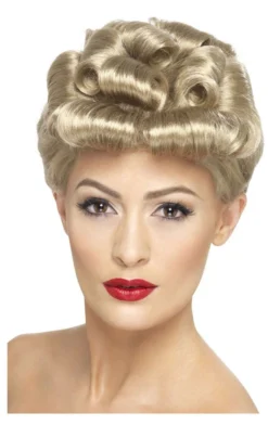 Smiffys Blonde 40s Wig