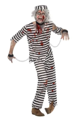 Smiffys Zombie Prisoner Costume All Mens Costumes