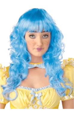 California Costumes All Womens Costumes Long Light Blue Wig