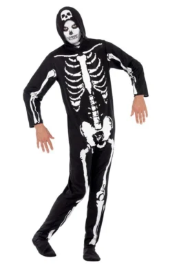 Smiffys All Mens Costumes Skeleton Onesie