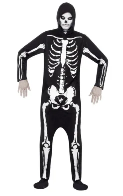 Smiffys All Mens Costumes Skeleton Onesie