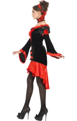 Smiffys All Womens Costumes Fever Boudoir Vampiress Costume