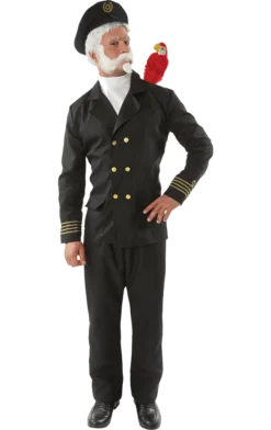 Orion Costumes Captain Birdseye Fancy Dress Costume All Mens Costumes