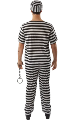 Orion Costumes Adult Convict Fancy Dress Costume
