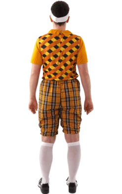 Orion Costumes Male Golfer Costume (Orange & Black) All Mens Costumes