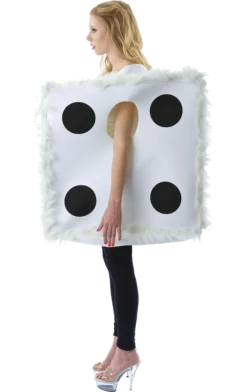Orion Costumes Adult Fluffy Dice Fancy Dress Costume All Mens Costumes
