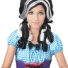 California Costumes Black And White Doll Curls Wig All Womens Costumes
