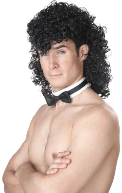 California Costumes Male Stripper Wig And Collar All Mens Costumes