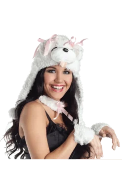 Party King Adults Curly Poodle Costume Kit