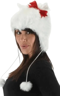 Elope White Kitty Hat