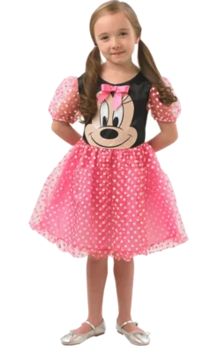 Rubies Child Pink Puffball Minnie Costume Disney