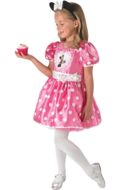 Rubies Child Deluxe Minnie Pink Cupcake Dress