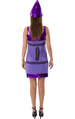 Orion Costumes All Womens Costumes Women's Purple Crayon Fancy Dress Costume