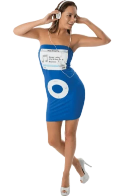 Orion Costumes All Womens Costumes Adult Blue Music Player Dress