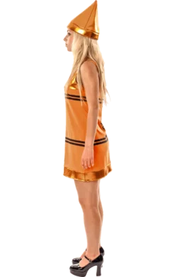 Orion Costumes Women's Orange Crayon Fancy Dress Costume All Womens Costumes