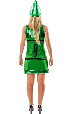 Orion Costumes All Womens Costumes Women's Green Crayon Fancy Dress Costume