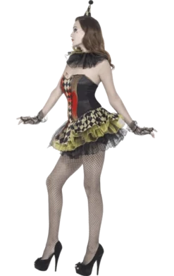 Smiffys All Womens Costumes Adult Zombie Clown Costume