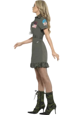 Smiffys Ladies Top Gun Deluxe Costume All Womens Costumes