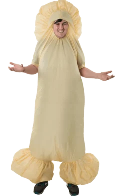 Orion Costumes Adult White IC1 Inflatable Penis Fancy Dress Costume