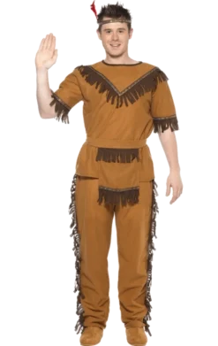 Smiffys Indian Brave Costume Adults