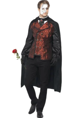 Smiffys Adults Dark Opera Masquerade Costume