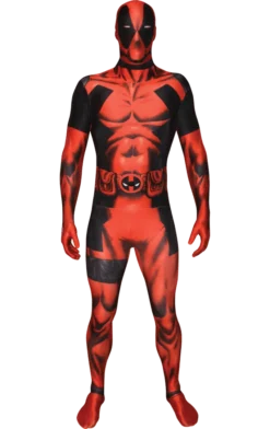 Body Republic All Mens Costumes Adult Deadpool Morphsuit Costume