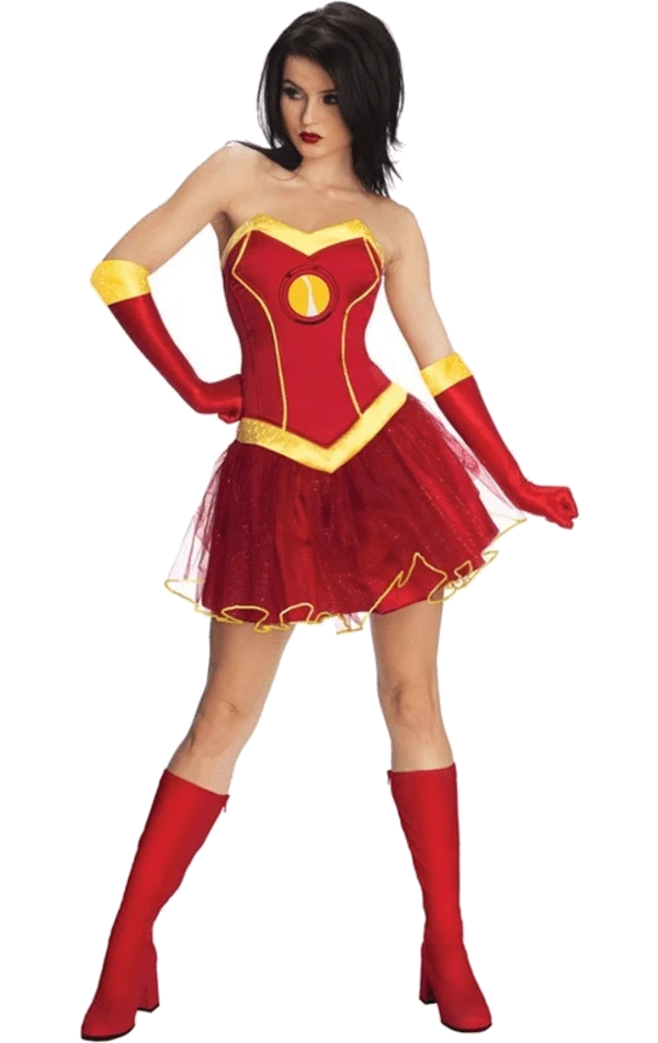 Rubies Ladies Licensed Marvel Iron Women 'Rescue' Tutu Dress