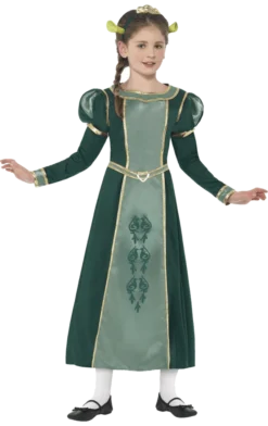 Smiffys Kids Shrek Princess Fiona Costume All Girls Costumes