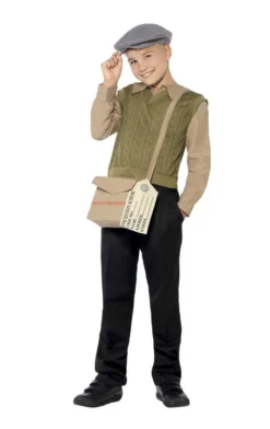 Smiffys Child Evacuee Boy Costume