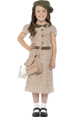 Smiffys Child Evacuee Girl Costume All Girls Costumes