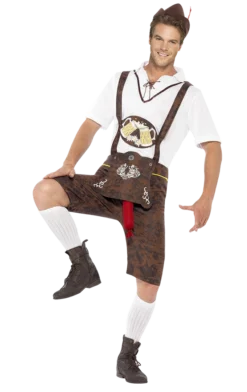Smiffys All Mens Costumes Adult Brad Wurst Costume