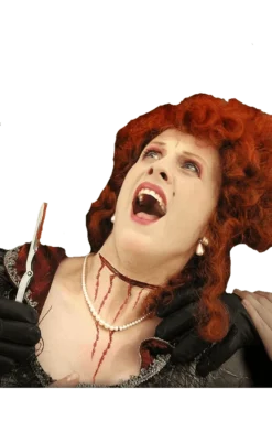 Mask World Throat Cut Prosthetic Make Up Kit Accessories