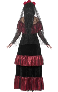 Smiffys Womens Day Of The Dead Bride Costume
