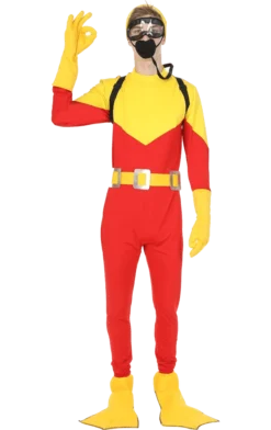 Orion Costumes Adult Scuba Steve Film Costume