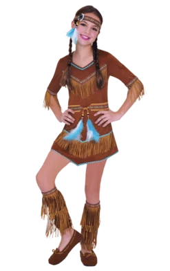 Amscan Child Dream Catcher Red Indian Girl Costume