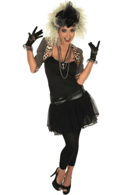 Fun Shack Adult Womens 80s Pop Star Costume All Womens Costumes