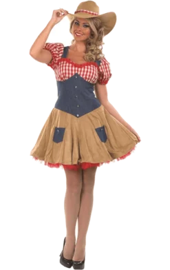 Fun Shack All Womens Costumes Adult Cowgirl Costume