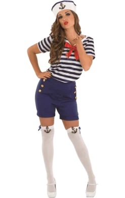 Fun Shack All Womens Costumes Adult Sassy Sailor Girl Costume