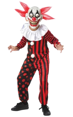 Palmer Child Halloween Clown Googly Eye Costume