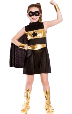 Wicked Costumes Child Super Hero Costume Black