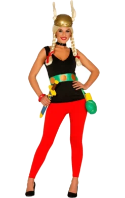 Fiesta Guirca All Womens Costumes Adult Gaulish Woman Costume