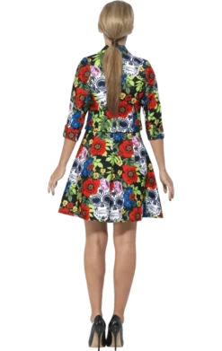 Smiffys Adult Womens Day Of The Dead Stand Out Suit
