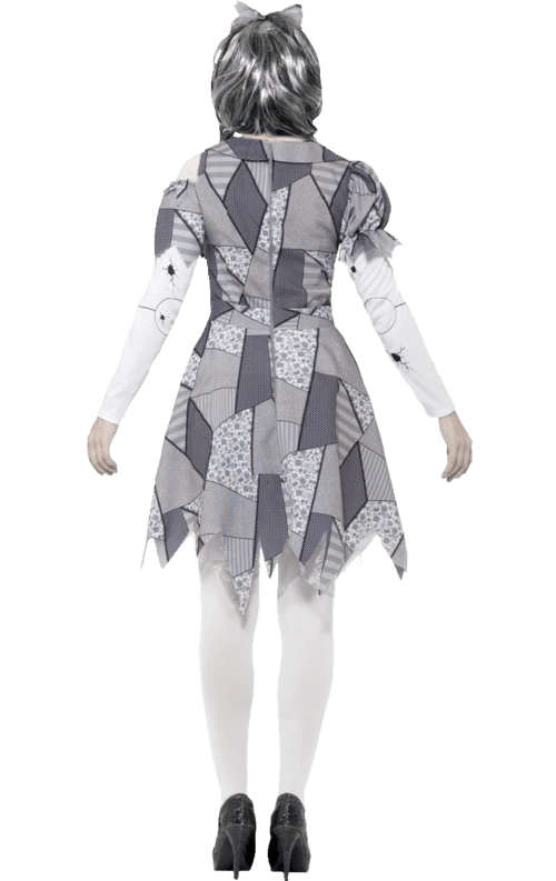 Smiffys All Womens Costumes Adult Damaged Doll Halloween Costume