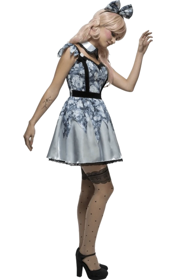 Smiffys Fever Broken Doll Annie Halloween Costume All Womens Costumes