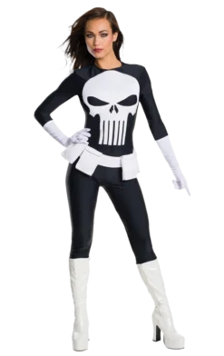 Rubies All Womens Costumes Adult Womens Punisher Costume