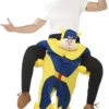 Smiffys Adult Bananaman Piggy Back Costume