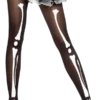 Bristol Novelty Skeleton Tights Halloween