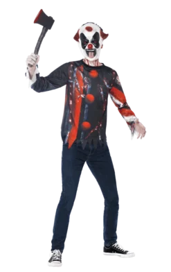 Smiffys Child Sinister Creepy Clown Kit All Boys Costumes